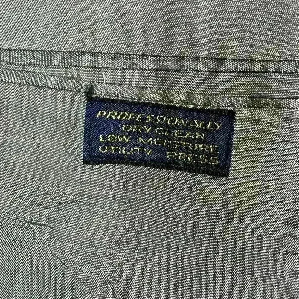 Vintage 44R‎ Classic Harris Tweed 100% Wool Gray Blazer Sport Coat Jacket USA